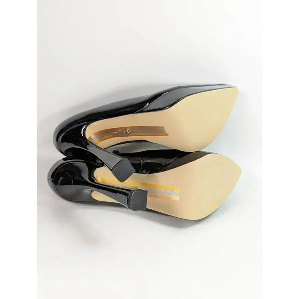 Sam Edelman Black Patent Mary Jane Platform Pumps - Picture 9 of 11
